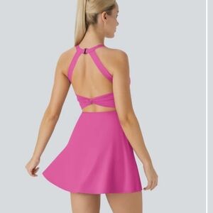 Halara Fuchsia Halter Dress
